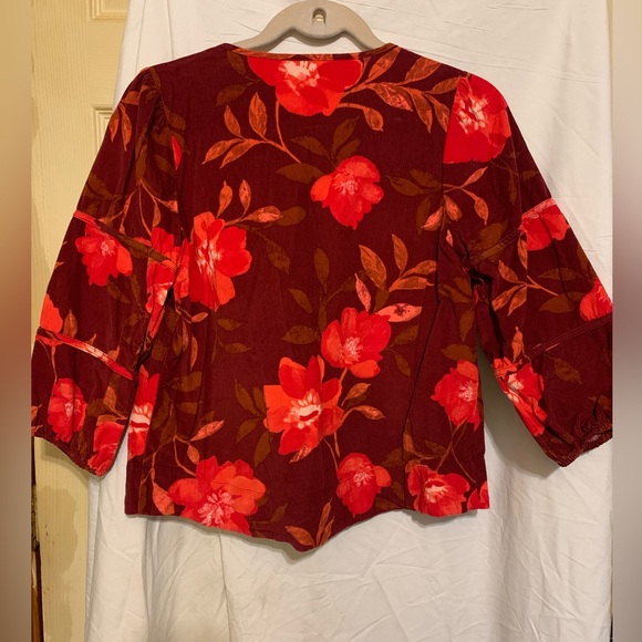 Corduroy floral shirt - Picture 2 of 6